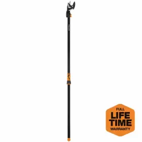 9234 Fiskars 54 Inch Ez Reach Stik Tree Pruner Head Rotates 230 Degrees Prunes Vegetation