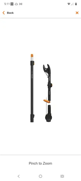 92346935k Fiskars 54 Inch Ez Reach Stik Tree Pruner Free Shipping Usa
