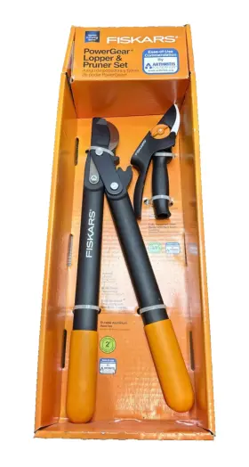 95706951 Fiskars Powergear 16 Inch Lopper And Pruner Set - Hard To Find Combo New