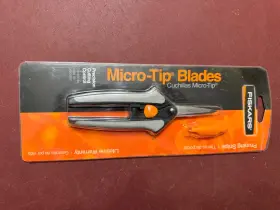 9921 Fiskars Micro-tip Blades Softgrip Hardened Steel Floral Snips Model