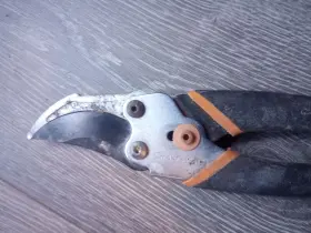 Ea1116 Fiskars Ad0621 Bypass Pruners Used Plant Tree Pruning Sheers Center Locking #3