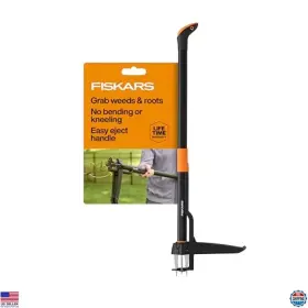 B0030mihau Fiskars 4-claw Stand Up Weed Puller Tool 39 Inch Ergonomic Handle Easy-eject Mechanism