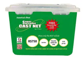 Rs750 Fitec 400174235831 10140 Super Spreader Clear 4ft Radius 3/8 Inch Mesh 3/4 Lb Wts