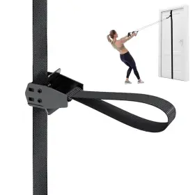 Fitkit 975969050059 Door And Wall Moveable Anchor Straps With Adjustable Multi Point For R