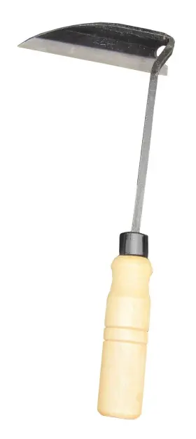 808508 Fitool 11-inch Forged Weeding Sickle Sk5 Steel Drop Quality Twist Neck Neji