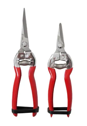 811322 Fitool Florist Scissors Potted Plants Bonsai Pruning Snip Stainless Steel Serrated B