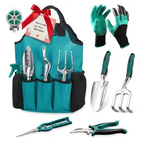 Gt11 Fivejoy Garden Tool Set Gardening Gifts For Women Men Mom Dad 11-piece Heavy-dut