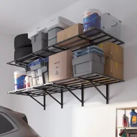 Wr26mb-au Fleximounts 2x6ft Heavy Duty Garage Storage Shelving 1600lbs Total Weight Capac