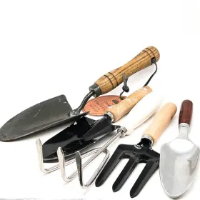 Cla323 Flexrake 5 Pcs Classic Hand Trowel Digging Fork Planting Tools #2