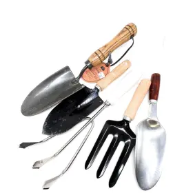 Cla323 Flexrake 5 Pcs Classic Hand Trowel Digging Fork Planting Tools #3