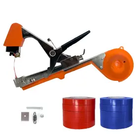 Plg005 Flonsa Plant Tying Machine Stainless Steel Vine Tool With 10 Rolls Fo