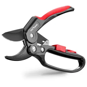 Hc197 Flora Guard Ratchet Pruning Shears Professional Garden Clippers Increases Cutting Power