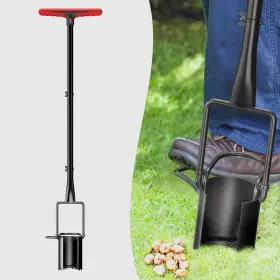 S636 Flora Guard Bulb Planter Tool Standing Transplanter And Turf Remover For Digging Holes