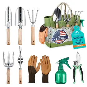 Hyga-1 Flying Apsaras Gardening Tools 9-piece Heavy Duty Tool Set With Fashion An