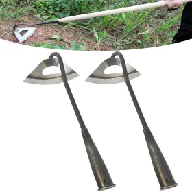 Fmnyyaid 428787526544 Garden Hoe All-steel Hardened Hollow Sharp Durable Weeding Tools