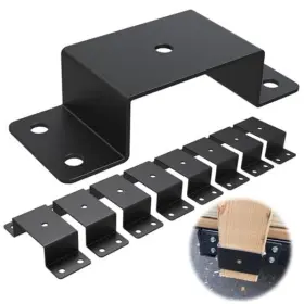 M53208 Foroiron Pcs Trailer Stake Pocket Bracket For 2ftft X 4ftft Lumber Heavy Duty Utility 8