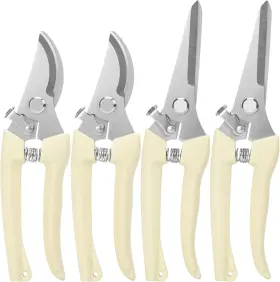 Hc-garden-1 Fovcent Pruning Shears Stainless Steel Garden Sharp Handhled Gardening Scissors