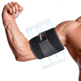 Hl-hb-001 Fowraes Bicep Tendonitis Brace With Support Bar - 2 Pack Arm Compression Sleeve Trice