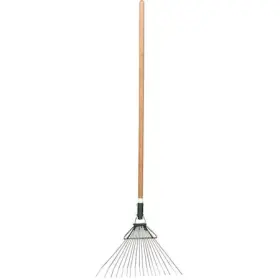 Foxy Manufacturing 798270009839 983 Broom Fire Rake With Wooden Handle