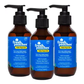 B09lrktyg4 Fresh Peaches Toilet Paper Gel Wet Wipe Alternative Flush-safe Bathroom Spray
