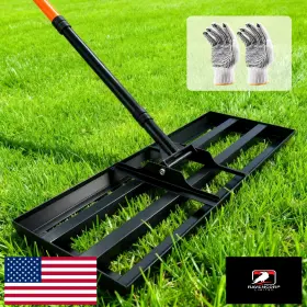 B0fk3h58pq Fridou Lawn Leveling Rake 30x10 Inch Heavy Duty Leveler Tool With 78 Adjustable