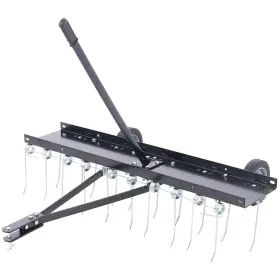 F00020 Ftopbtb 40inch Tine Tow Dethatcher With 20 Rust-proof And Replaceable Heat-treated Ti