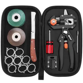 Fujiwara 804946926447 Garden Grafting Tool Multifunctional Pruning Scissors Kit U-graft/v-graft/o