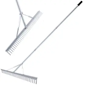 Fm77 Fumingpal 36 Inch Aluminum Landscape Rake Garden Heavy Duty Rakes For Lawns Met