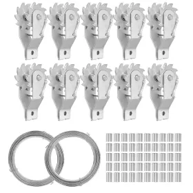 2730-10tscl Fuuner Electric Fence Wire Tensioner Strainer Kit 200ft Galvanised With