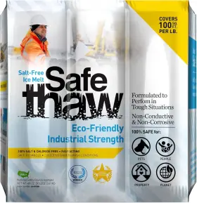 Gaia Enterprises Inc 095625910308 Safe Thaw Industrial Strength Salt Free Pet Snow Ice Melter And Traction Ag
