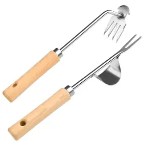 Tz02 Ganchun Hand Weeder Tool Stainless Steel 2 Pcs For Garden And Farm Weedi