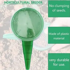 Ganpub 792483850424 Green Seeding Dispenser 5 File Adjustable Planter Plant Seed Hand Sower Dispe #3