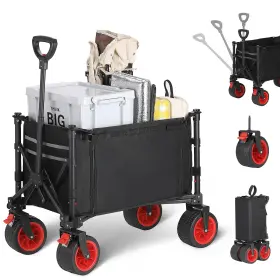 120l Gaomon 198723934037 Collapsible Beach Wagon 220lbs Weight Capacity Heavy Duty Foldable Gard
