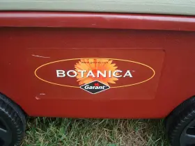 24660b Garant / Ames Botanica Lawn Buddy - Rolling Garden Cart Seat Storage Orange -exc #2