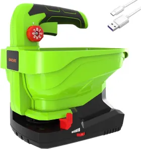 Gcsd03 Garcare 7.2v Cordless Seed Spreader 3.3l Capacity 2.0ah Built-in Battery