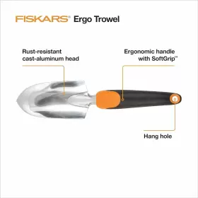 384220-1001 Garden Ergo Trowel - Heavy Duty Gardening Hand Tool With Hang Hole Lawn And Yard #3