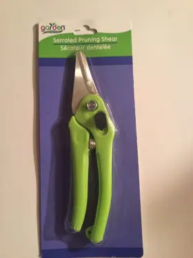 Garden Collection 639277729613 Serrated Pruning Shear Stainless Steel Cutting Snipping New