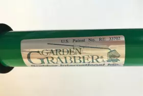 33702 Garden Grabber Lawn Yard Debris Landscape Leaf Rake Long Handle 18 Inch Basket Clean #3
