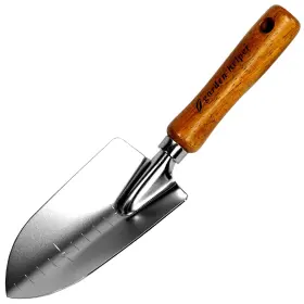 Garden Helper 991524370013 Japanese Trowel Heavy Duty Steel With Wood Handle Tra