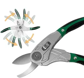 Gp-js19391 Garden Power Bypass Pruning Shears 2 In 1 Multi-cutter Unique Lock Allows Switching Betwe