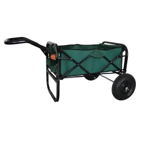 71001 Garden Star 817035020633 Collapsible Folding Outdoor Utility Wagon For Use Gardening Camping B