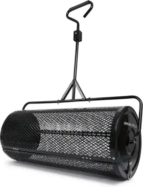 Garden Tailor 744110582857 Compost Spreader 36 Inch Towable Peat Moss With Installation Support Ac
