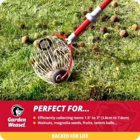 Garden Weasel 810053890165 Nut Gatherer - Large Cage Pick Up Walnuts Small Apples Citr #2