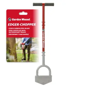 91714-3 Garden Weasel Edger-chopper Manual Lawn Edger Tool - Sod Cutter And Red