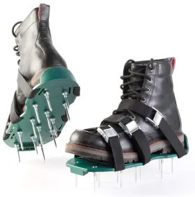 Qi003296 Gardenised 651355032965 Lawn And Garden Aerator Spike Shoe Green