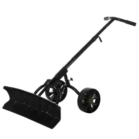 Qi004185 Gardenised Extra Wide 36 Inch Snow Shovel Plow Pusher Remover With Large Rugged Wheels He