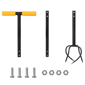 Qi004782 Gardenised 40-inch Lawn Aerator Spike - Soil Aerating Tool For Care Yard And Garde