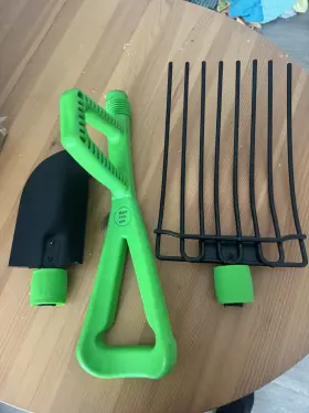 Ez54 Gardenomic Mulch Fork And Spade Garden Rake Shovel Kit