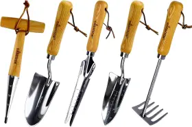 Gardtech 445029824801 Garden Tool Set 5 Pcs Gardening With Weeder Puller Dibber T