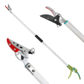 Gartol 714855180847 Pole Pruner Fruit Picker Rotating Handle Sk5 Steel Blade Tree Trimmer 4.2ft